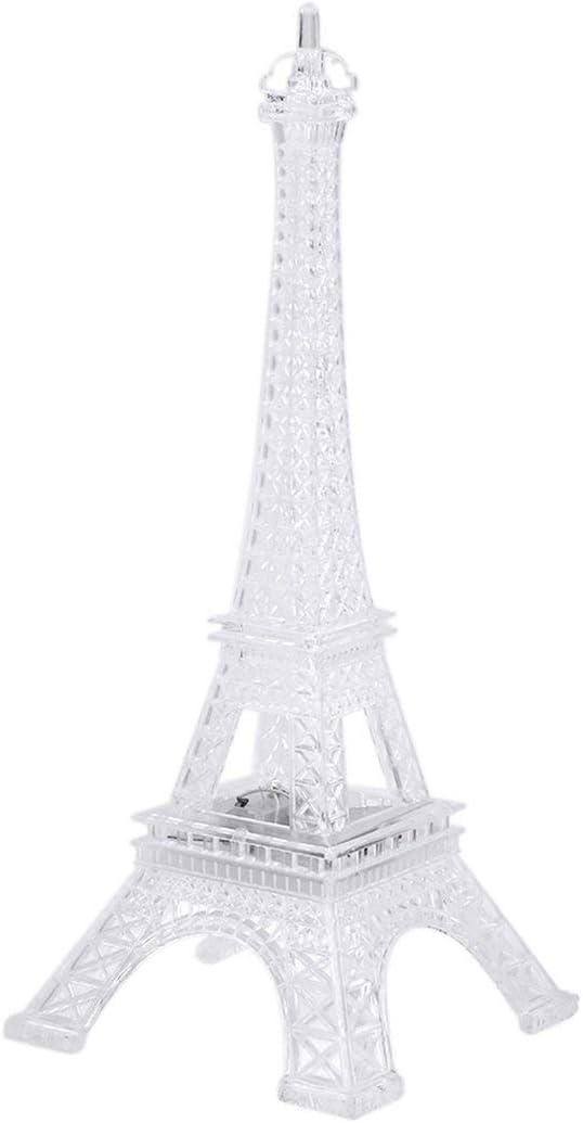 Lámpara de mesa de escritorio de la Torre Eiffel brillante 7 ...