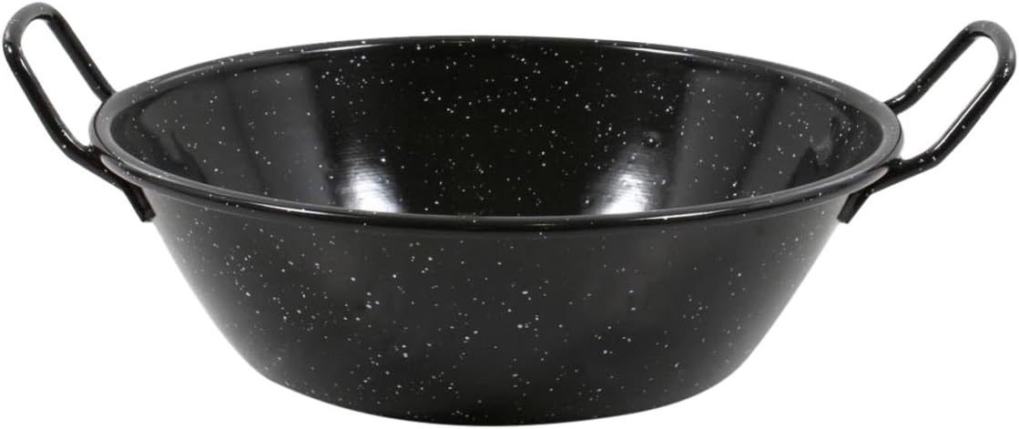 Esmaltaciones The Star Veined Honda Bordoneada Paella Pan, 24 cm, 2.5 Litre