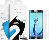 Samsung Galaxy S7 Edge Screen Protector: Stalion® Shield Ultra HD Armor Guard Transparent Crystal Clear Japanese PET Film (3-Pack)[Retail Packaging]