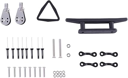 BESPORTBLE Canoas de Kayak Kit de Carro de Anclaje Poleas del Sistema