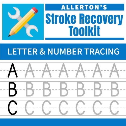 Stroke Recovery Toolkit: Letter & Number Tracing: Print Handwriting Workbook for Adults (Allerton's  - //medicalbooks.filipinodoctors.org