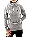ZANZEA Women Long Sleeve High Necked Pockets Pullover Hoodies Sweatshirts Coats