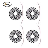 48 LED 850nm IR Infrared Illuminator Board 90 Degree Round Plate IR Illuminator Board Bulb for CCTV Security Camera（4Packs）