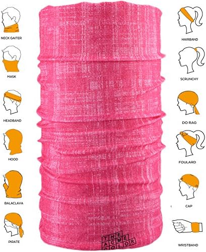 16-in-1 Neck Gaiter [Print] - Versatile UV Sun Protection - Tactical Military Headwear, Headband, Bandana, Balaclava, Helmet Liner for Hunting Fishing Camping Hiking Motorcycle (Red Sand)