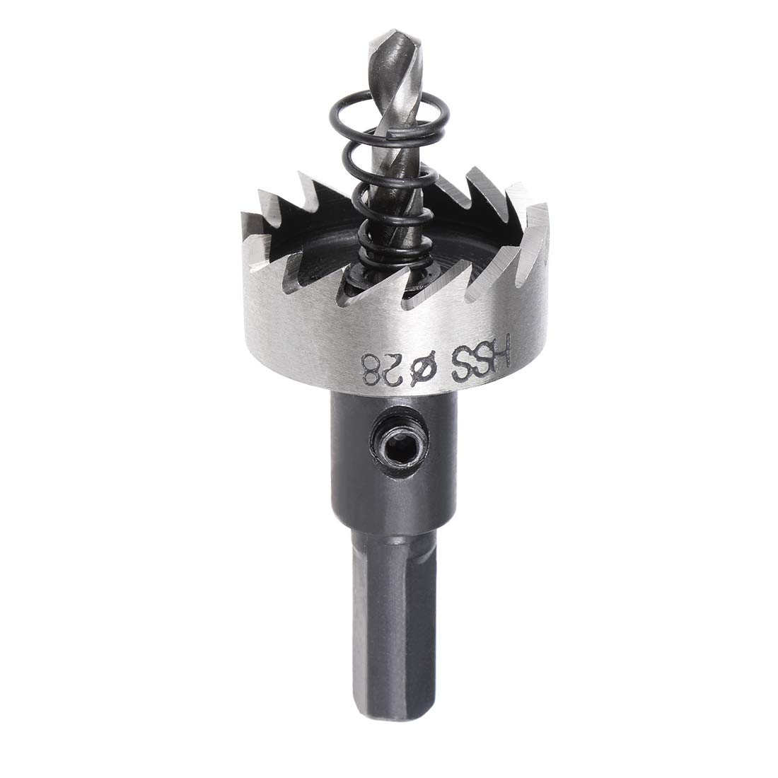 sourcingmap 28mm HSS Drill Bit Hole Saw for Stainless Steel Metal Alloy Wood