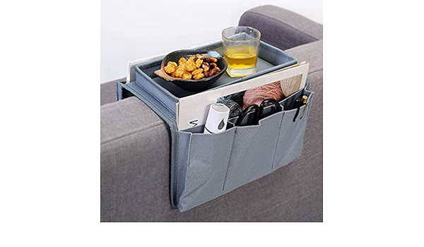 Organizador de sofá con bandeja organizador de reposabrazos ...