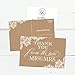 Hadley Designs - Thank You Postcards Stationery Set For Wedding Gifts, Bridesmaid, Bridal Shower, Engagement Party - (4 x 6) - 50 Set