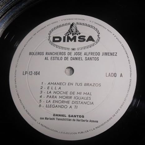 Daniel Santos, Mariachi Tenochtitlan de Heriberto Aceves, Jose Alfredo Jimenez - Boleros Rancheros de Jose Alfredo Jimenez Al Estilo de Daniel Santos ...