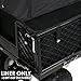 Sunnydaze Liner for Garden Utility Cart, Heavy-Duty Polyester, Black, Liner ONLY