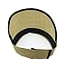 Aesthetinc 100% Toyo Straw Sun Visor Hat Velcro Adjustable at the Back (Natural)