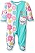 Hello Kitty Baby Girls' Flower Print Coverall, Cockatoo, 6-9 Months