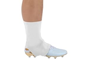 QHANSHIEE Spats Football Cleat Covers,Youth Cleat Covers Football,Bike Cleat Covers,Football Cleat Covers Keeps Dirt/Turf Debri Out,Cleat Sleeves for Football Soccer Lacrosse Youths Adults ﻿