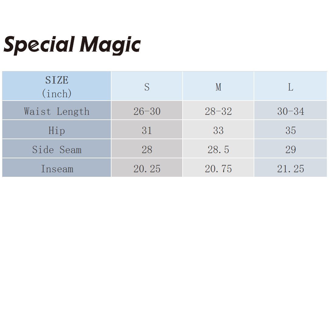 Special Magic Women\'s High Waisted Ankle Length Leggings with Side Mesh S