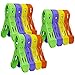 Attmu 12 Pack Beach Towel Clips Chair Clips Towel Holder in Fun Bright Colors - Stop The Towels from Blowing Away