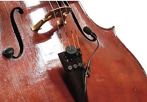 ITALIAN CELLO PICKUP,"THE FEATHER" with FLEXIBLE MICRO-GOOSE NECK by Myers Pickups ~ See it in ACTION! Copy and paste: myerspickups.com, Italian Cello Pickup