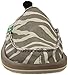 Sanuk Women's I'm Game Flat, Zebra Natural,6 M US