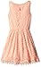 As U Wish Big Girls' Lace Sleeveless Dress with Necklace Trim