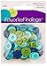 Blumenthal Lansing Basic Buttons Assorted Sizes, 130/Pkg, Ocean