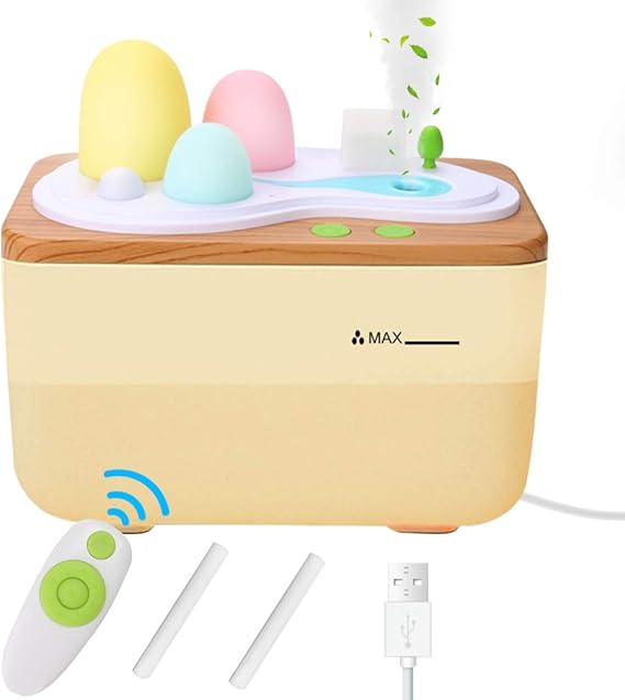 Humidifiers 420ml Cool Mist Humidifier Air Diffuser Whisper Quiet