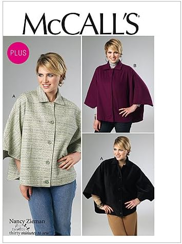 McCall Patterns M6447 Misses'/Women's Capes, Size B5 (8-10-12-14-16)