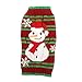 NACOCO Dog Snow Sweater - Snowman Holiday Pet Clothes for Small Dogs and Cats - Christmas Xmas New Year (Snowman, M)