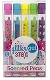 Glitter Gel Smens 5-Pack of Scented Pens by Scentco