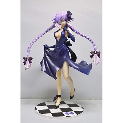 fitted lace wedding dress Hyperdimension Neptunia - Neptune 1:7 PVC Figure (Little Purple ver.) main image 0