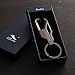 Iuhan® Fashion Black Keyfob Car Keyring Keychain Key Chain Ring Men's Business Style
