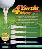 4 Yards More Reduced Friction Golf Tee; 1-3/4