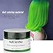 MOFAJANG Unisex Hair Color Dye Wax Styling Cream Mud, Natural Hairstyle Pomade, Temporary Hair Dye Wax for Party, Cosplay & Halloween, 4.23 oz (Green)