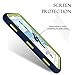 Samsung Galaxy Tab E Lite 7.0 Case, Galaxy Tab 3 Lite 7.0 Case, Hocase Shockproof Silicone Rubber Hard Shell Case w/ Raised Screen Edges for SM-T110/SM-T111/SM-T113/SM-T116 - Navy Blue / Lime Green