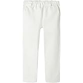 LittleSpring Boys School Uniform Pants Pull On Elastic Waist