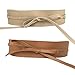 Womtop Womens Belts PU Leather Obi Waist Belt Adjustable Length Waist Strap Cummerbund for Dress (Browm+Camel, Free)