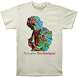 New Order Technique Print Men's Slim Cotton Shirt