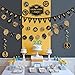 TINKSKY Graduation Banner Garland Graduation Bunting Banner Party Decoration Kit Wall Stickers Hanging Swirl Decorations