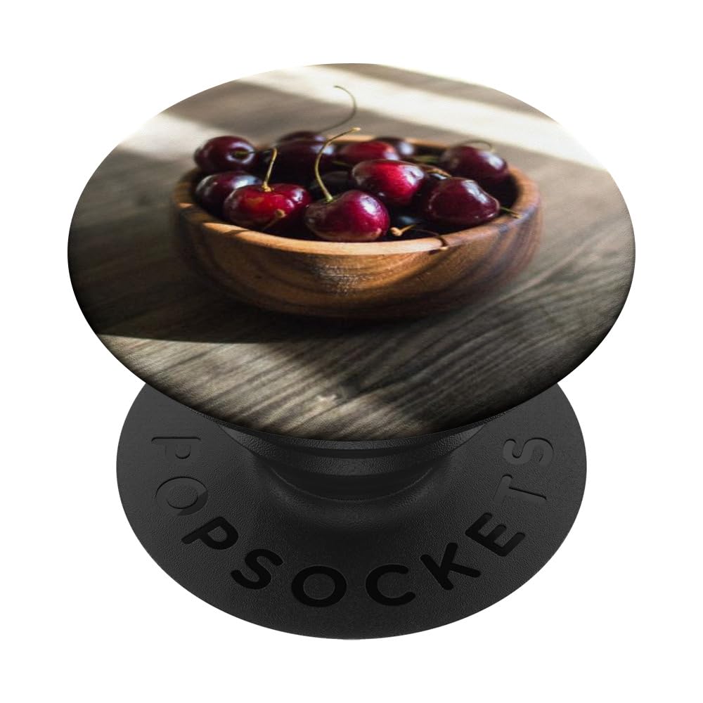 Red Cherry Fruit PopSockets Swappable PopGrip