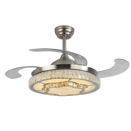 Amazon Com Jklnm Led Ceiling Light Adjustable Fan With Lighting