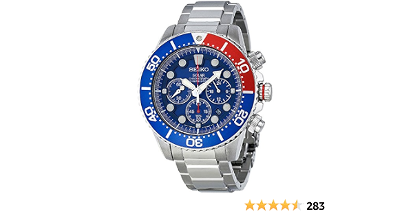 Seiko Men's SSC019 Solar Diver Chronograph Watch : Amazon.com.au: Clothing,  Shoes \u0026 Accessories