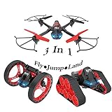 FPV WiFi Camera 3 in 1 RC Tank Bounce Car with