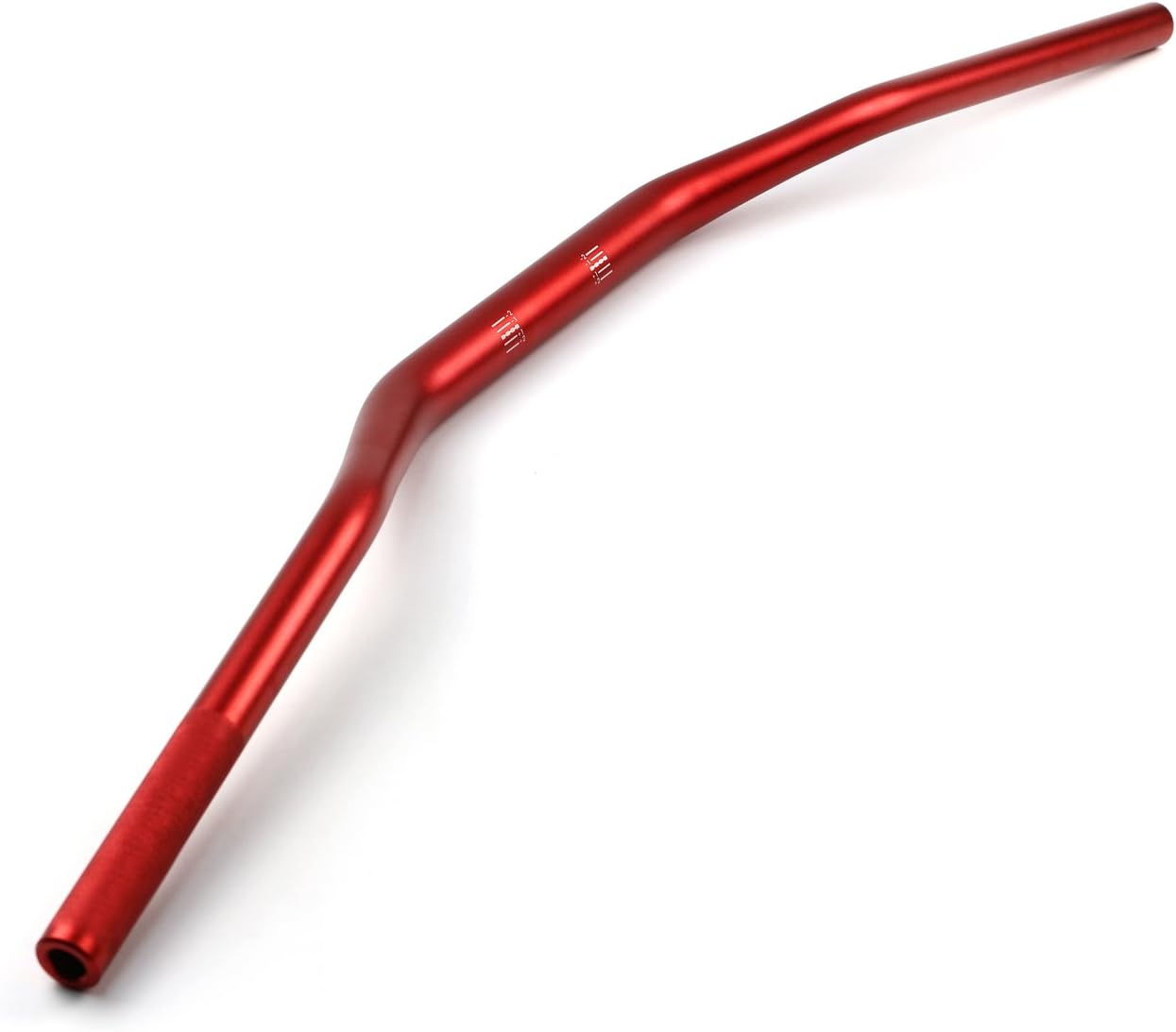1 1/8" Motorcycle Motocross 28mm Handlebars Handle Tubes Fat Bars For CR125 CR150 CR250 CR500 CRF230 CRF250 CRF450 CRF250R CRF250X (Red)