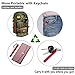 [Updated] Portable Collapsible Reusable Straws - Telescopic Stainless Steel Metal Travel Straw Drinking with Case, Cleaning Brush and Keychain, by Huameilong, Red