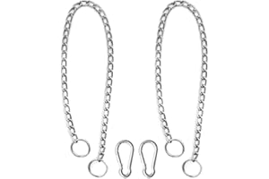 2 Pack Dog Training Choke Collar,YuCool Stainless Steel Dog Choke Chain Collar (2.5mm;20 Inch)
