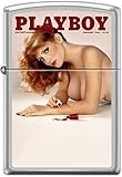 Zippo Playboy February 1982 Cover Satin Chrome Windproof Lighter NEW RARE