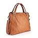 Women Handbag,Women Bag, Shoulder Bag KINGH Vintage Tote Bags PU Leather Camel