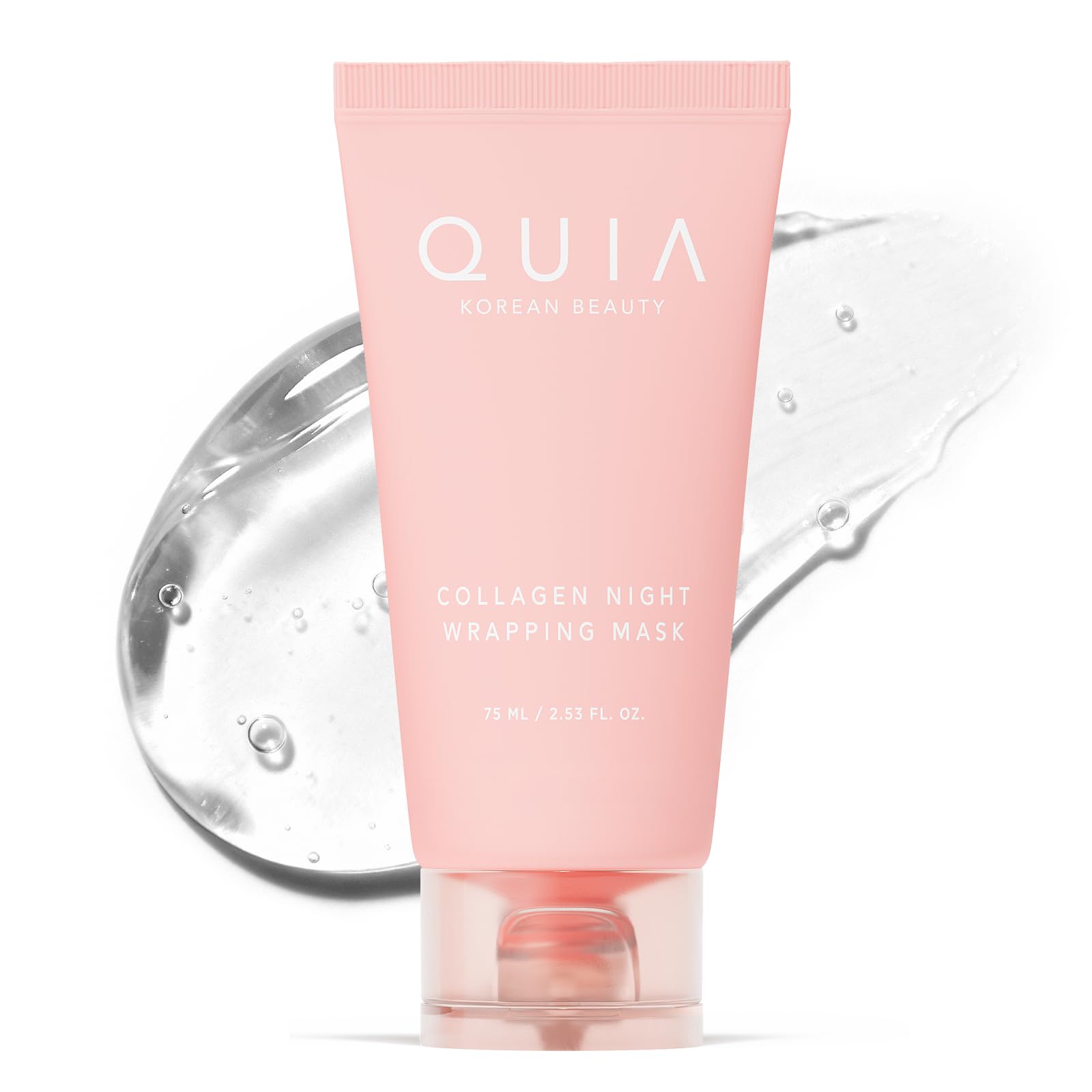 Photo 1 of * factory sealed *
QUIA Collagen Wrapping Mask 75ml - Clinical +92% Firmer Appearance - Overnight Glass Skin Peel Off - Korean Skincare - All Skin Types - Better Than Sheet Masks