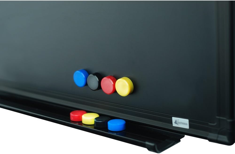Lockways 36" x 24" Magnetic Chalkboard Black Board, Magnetic Bulletin Blackboard| Wall Mounted Message Presentation Memo Board 3 x 2 Feet : Office Products