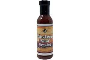 JUNE MOON SPICE COMPANY Premium Western Salad Dressing | Low Saturated Fat | Low Cholesterol | Crafted in Small Batches | 12 fl. oz. Flavor Lock Bottle | Perfect for Tossed Salads and Dipping