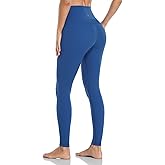 HeyNuts Essential Leggings 28'', High Waisted Comfortable Soft Athletic Yoga Pants Full Length