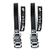 Zefal Bicycle Leather Toe Straps, 370mm, Black
