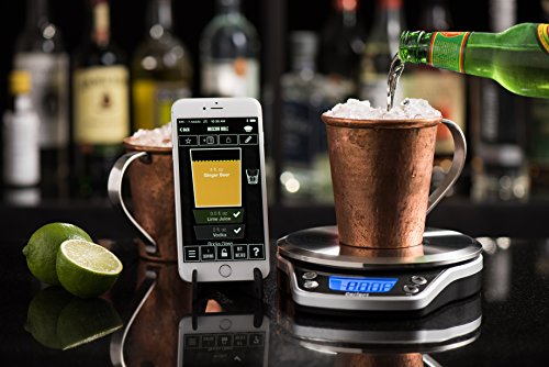 Perfect Drink PRO Smart Scale + Recipe App - Mix Perfect Cocktails at Home (Wireless, Bluetooth 4.0)